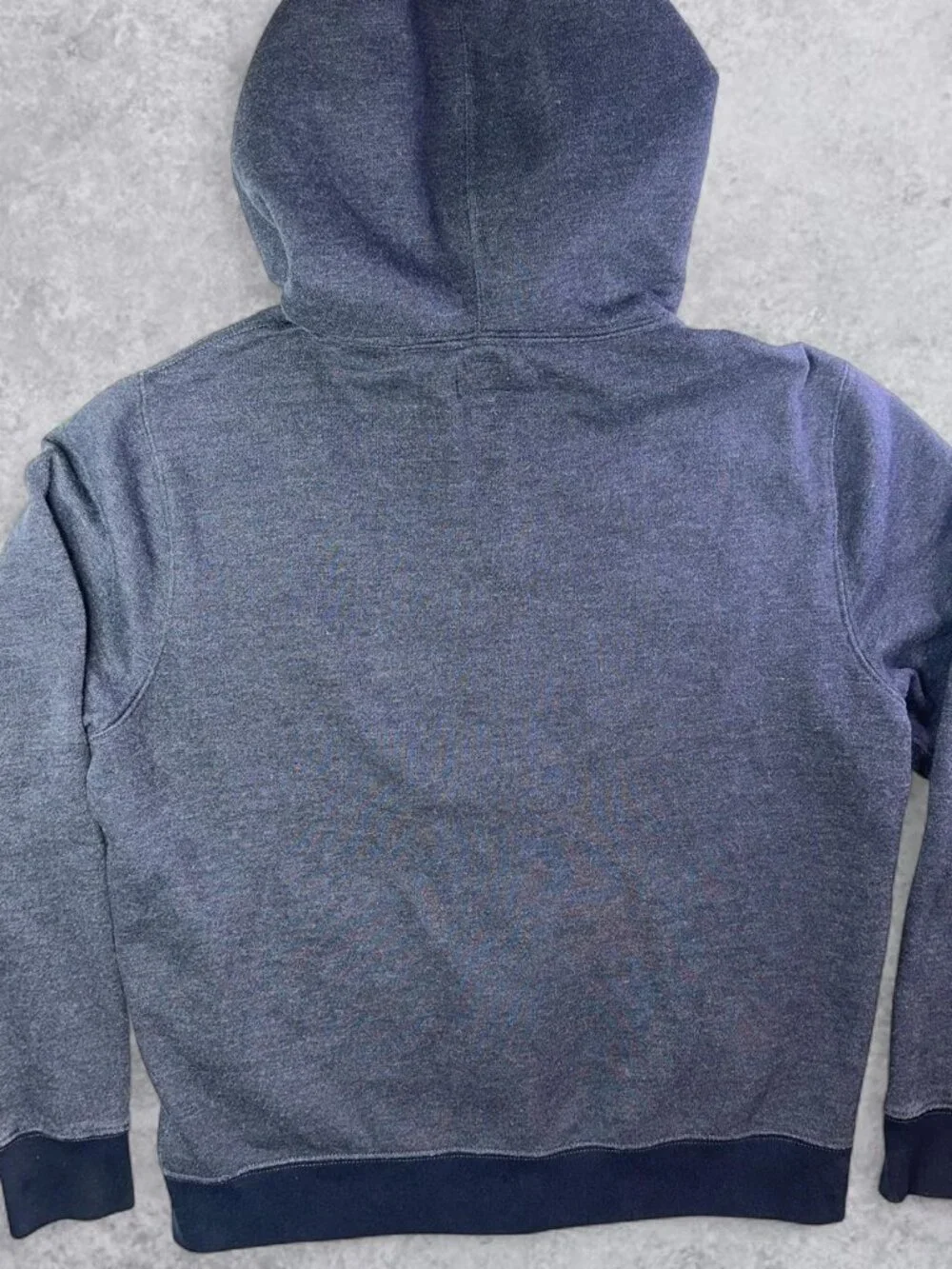 J. Crew Navy Vintage Fleece Zip Up Hoodie Size Large